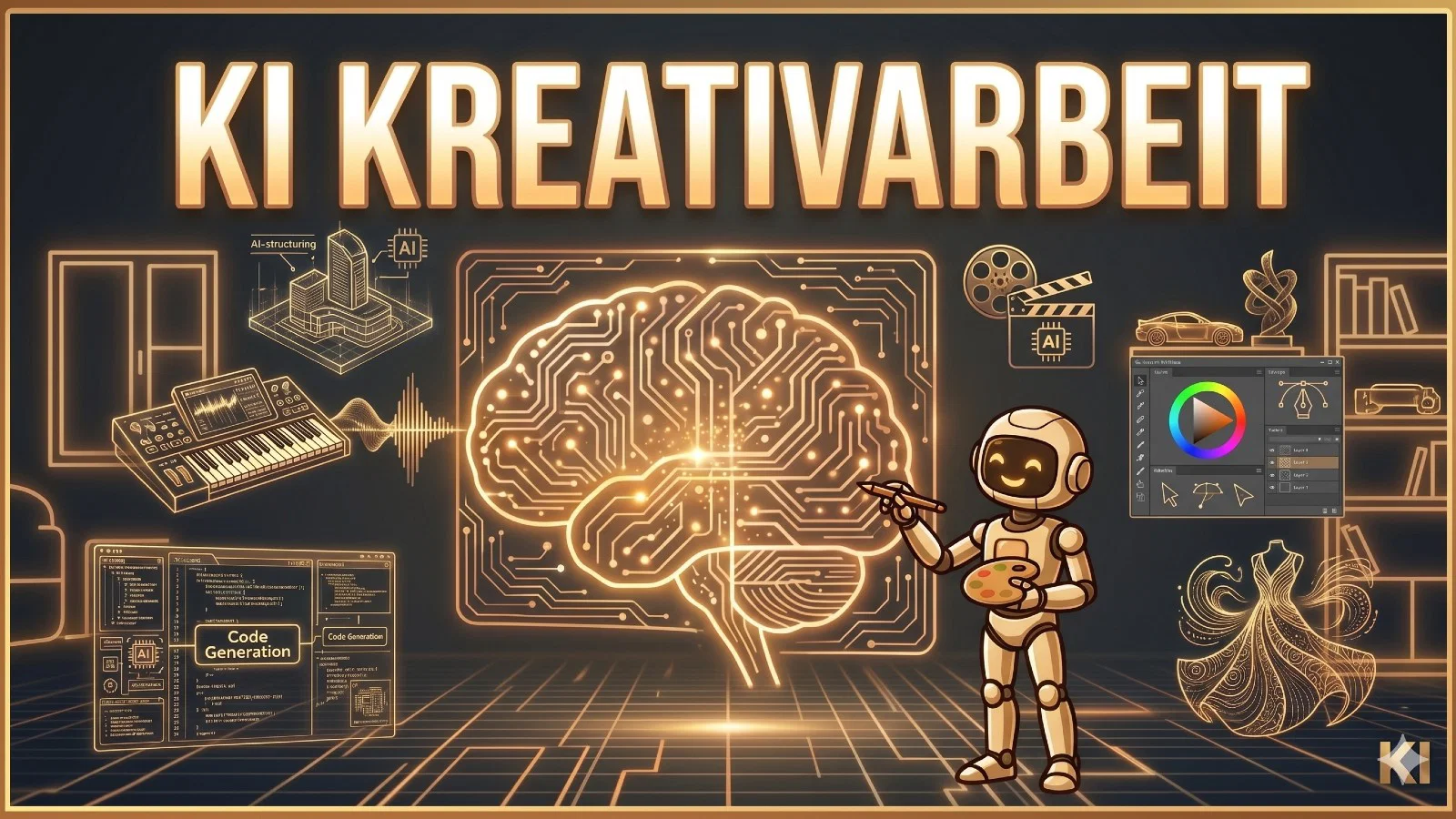 KI-gestützte Kreativarbeit